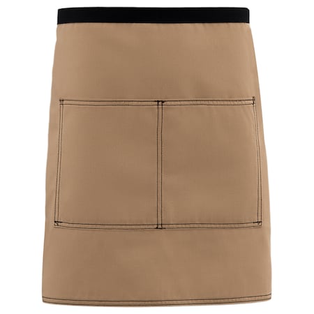 Deltaplus Waist Apron, Half Bistro, City Market Everyday, CME28, Khaki 83510
